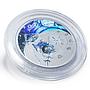Cameroon 500 francs Zodiac Signs series Pisces hologram silver coin 2010
