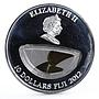 Fiji 10 dollars Meteorites series Canadian Abee colored proof silver coin 2012