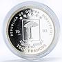 Equatorial Guinea 7000 francos Protect the African Elephant silver coin 1993