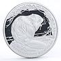 Hungary 3000 forint Endangered Wildlife series Beaver proof silver coin 2000