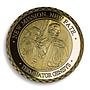 Terminator Genisys Mission Fate Reset the Future Robot Cyborg Gold-Plated Medal