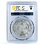 China Chihli 1 dollar Guangxu Dragon Pei Yang XF Details PCGS silver coin 1908