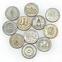 Thailand 10 baht set of 20 coins