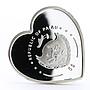 Palau 5 dollars Endless Love Two Cupids Angels Flowers gilded silver coin 2007