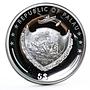 Palau 5 dollars Lunar Calendar series Year of the Snake gilded silver coin 2013