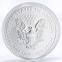 United States of America 1 dollar Liberty Freedom gilded silver coin 2009