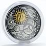 Laos 70000 kip Happy Birthday clock gilded silver coin 2017