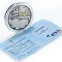 Laos 70000 kip Happy Birthday clock gilded silver coin 2017