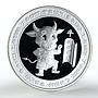 Zambia 5000 kwacha Year of the Ox Dragon silver coin 2009
