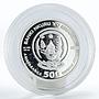 Rwanda 500 francs Seven Wonders Hanging Gardens of Babylon silver coin 2013