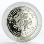 Togo 1000 francs Theodor Heuss President gilded silver coin 2006