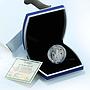 Belarus 10 rubles Saint Euphrosyne Faith Religion Crystals silver coin 2008