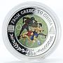 Niue 50 cents From Greece to China combat sport copper silverplated coin 2008