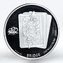 Bhutan 250 ngultrum Games Bridge card proof silver coin 2004