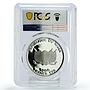 Niger 1000 francs Holy Quran Muslims Kaaba Islam PR70 PCGS silver coin 2012