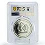 Saharawi 1000 pesetas 1st Motorcar Karl Friedrich Benz PR70 PCGS CuNi coin 1997