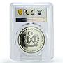 Saharawi 1000 pesetas The Universal Genius Da Vinci PR68 PCGS CuNi coin 1997