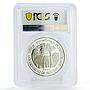 Bhutan 200 ngultrums Disabled Persons Year PR67 PCGS silver piedfort coin 1981