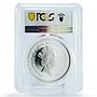 Cook Islands 1 dollar 1st Australian Steam Train PR70 PCGS silver coin 2004