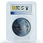 Belarus 20 rubles UNOVIS Avant-Garde Art PR70 PCGS colored silver coin 2020