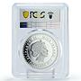 Niue 2 dollars Space Satellite Soyouz USSR Cosmos PR69 PCGS silver coin 2014