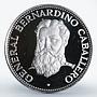 Paraguay 150 guaranies Bernardino Caballero silver coin 1973