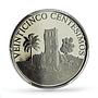 Panama 25 centesimos Ruins of old Panama Tower PR69 PCGS CuNi coin 2003