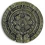 The Mayan Long Count Calendar Aztec 80 mm big bronze plated medal souvenir token