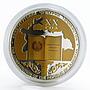 Tajikistan 500 somoni 20th Anniversary of Constitution colored silver coin 2014