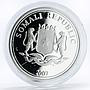 Somali 100 shillings Trains Railways Tee Trans Europe Express silver coin 2007