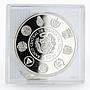 Peru 1 sol Olympic Sports Games Volleyball proof silver coin 2007