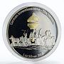 Ghana 5 cedis German Inventions Vacuum proof silver coin 2014