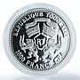 Togo 1,000 francs Year of the Rabbit Chinese calendar animals silver coin 2011