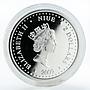 Niue 2 dollars Christmas Maids a Milking proof silver coin 2009