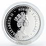 Niue 2 dollars Christmas French Hens proof silver coin 2009