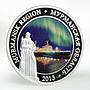 Niue 1 dollar Murmansk Region proof silver coin 2013