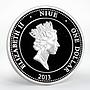 Niue 1 dollar Murmansk Region proof silver coin 2013