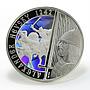 Niue 1 dollar Alexander Nevsky proof silver coin 2012