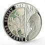 Niue 1 dollar Alexander Nevsky proof silver coin 2012