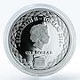 Tokelau $1 Year of the Horse Trio of horses Silver Coloured coin 2014