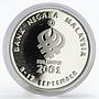 Malaysia 10 ringgit XXI Sukan Sea Games proof silver coin 2001