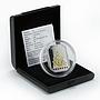 Cook Islands 5 dollars Vatican Art The Pieta Swarovski crystal silver coin 2009