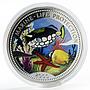 Congo 50 francs Fish Marine Life Protection colored proof silver coin 2000