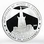 Ivory Coast 1500 francs Pharos Lighthouse of Alexandria proof silver coin 2010