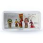 China 50 yuan Peking Opera colored silver proof coin 1999