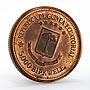 Equatorial Guinea 5000 bipkwele Juan Carlos Royalty Visit proof copper coin 1979