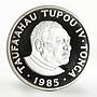 Tonga 50 seniti Cowley and Morris cars proof copper-nickel coin 1985