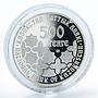 Kazakhstan 500 tenge Aisha Bibi architectural monuments silver proof 2003