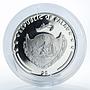 Palau, 2 dollars, 2011, Our Lady of Lichen, 1/2 oz Silver