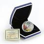 Niue Island 1 dollar Women's Day Tulips Flowers 8 March silver coin 2012